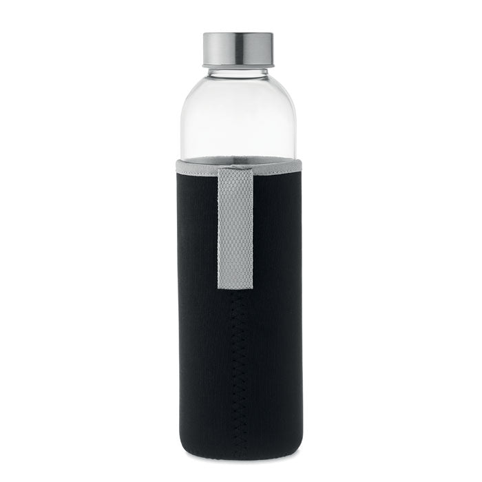 Glasflaska i fodral 750 ml