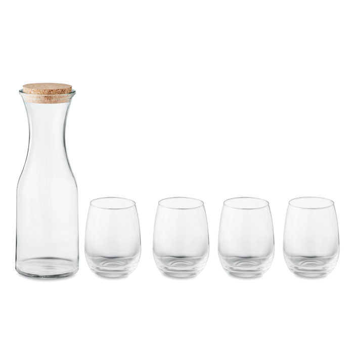 Dryckesset i återvunnet glas