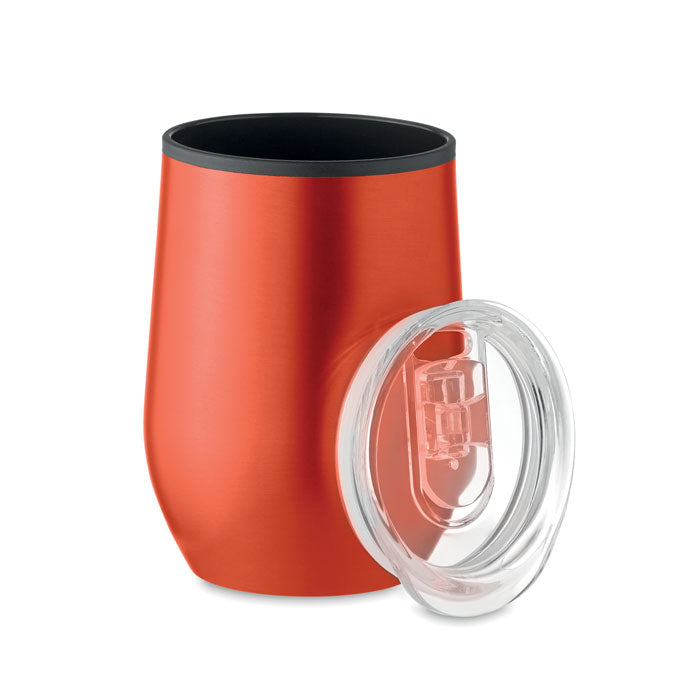 Resekopp i rostfrill 350 ml