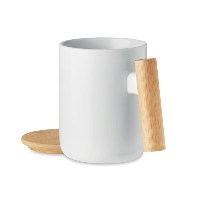 Porslinsmugg med lock 380ml