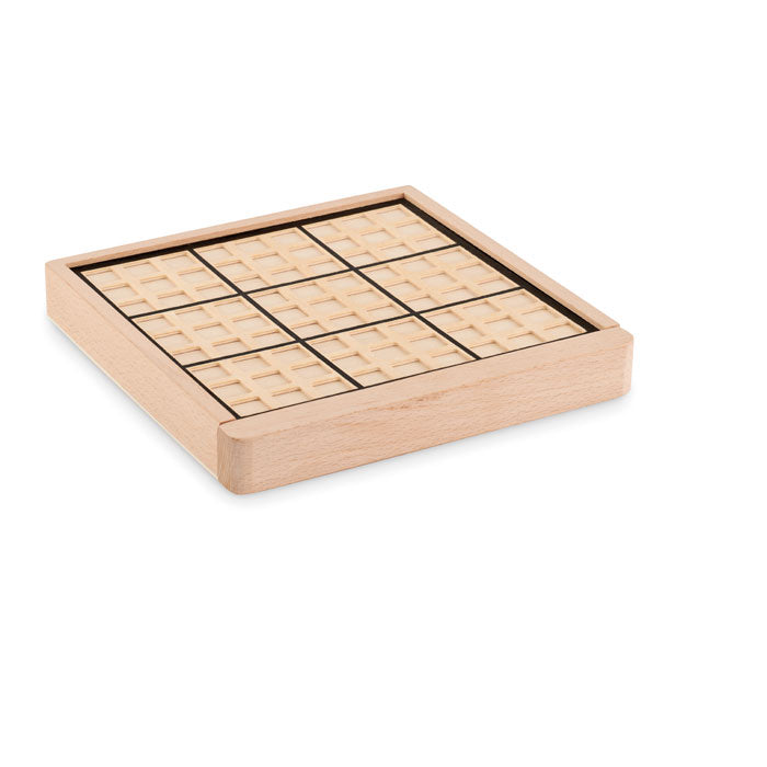 Sudoku-brädspel i trä