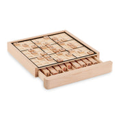 Sudoku-brädspel i trä