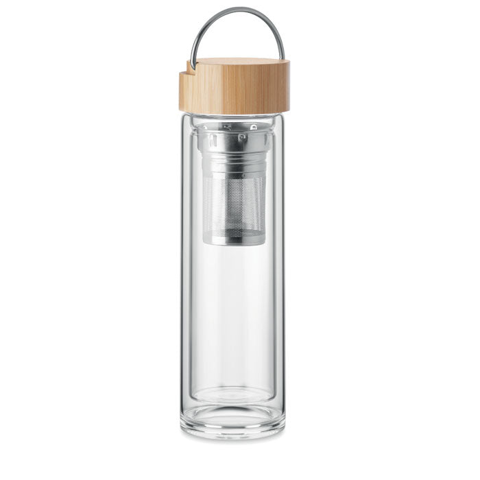 Glasflaska termo 400 ml