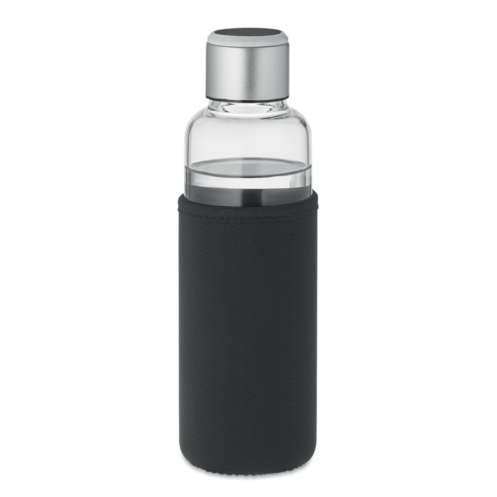Glasflaska med påminnelse