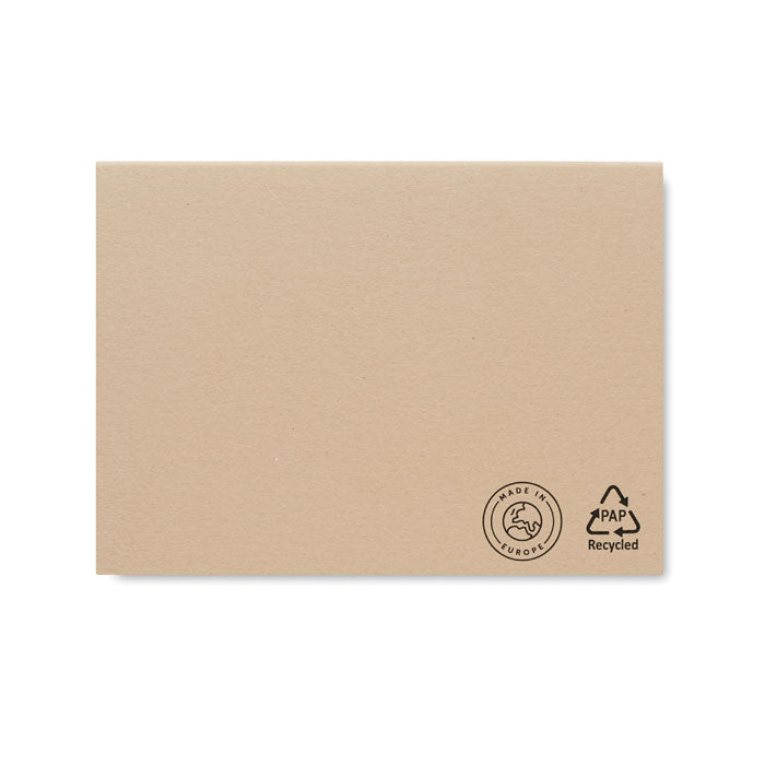 Memoblock i återvunnet papper
