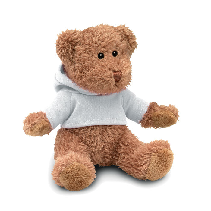 Teddybjörn i plysch med tr