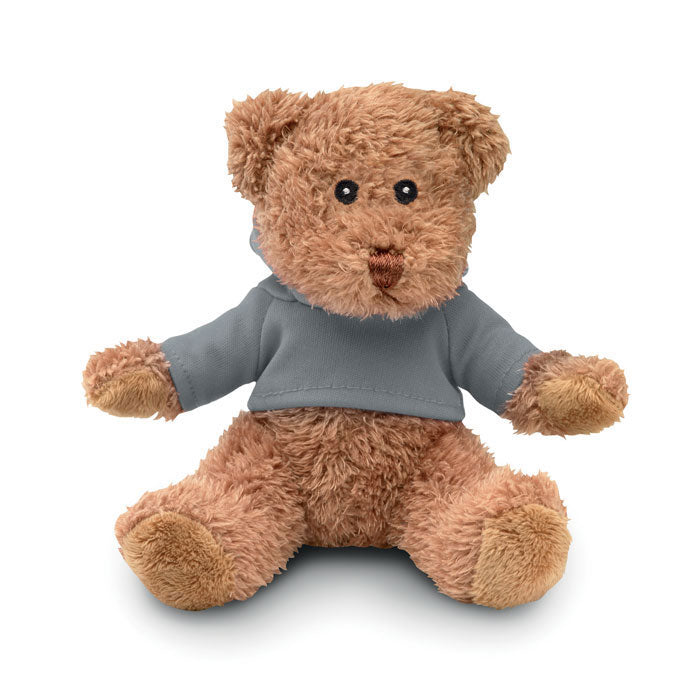 Teddybjörn i plysch med tr