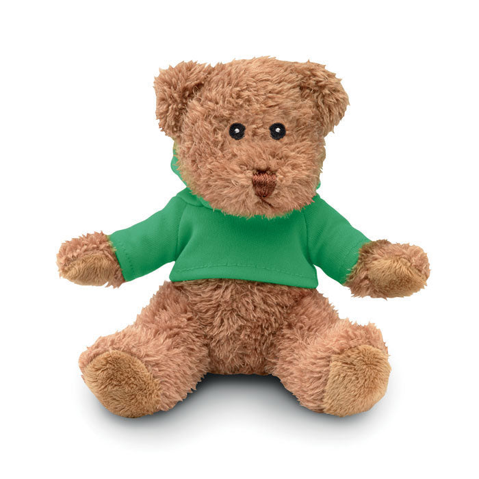 Teddybjörn i plysch med tr