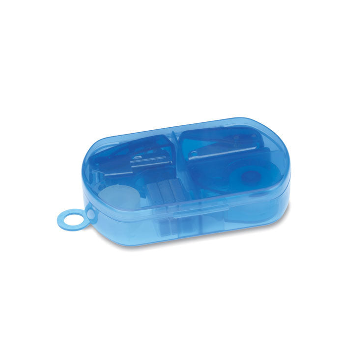 Stationärt set i plastbox