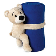 Fleece-filt med en nalle på