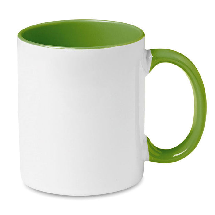 Färgat sublime mugg