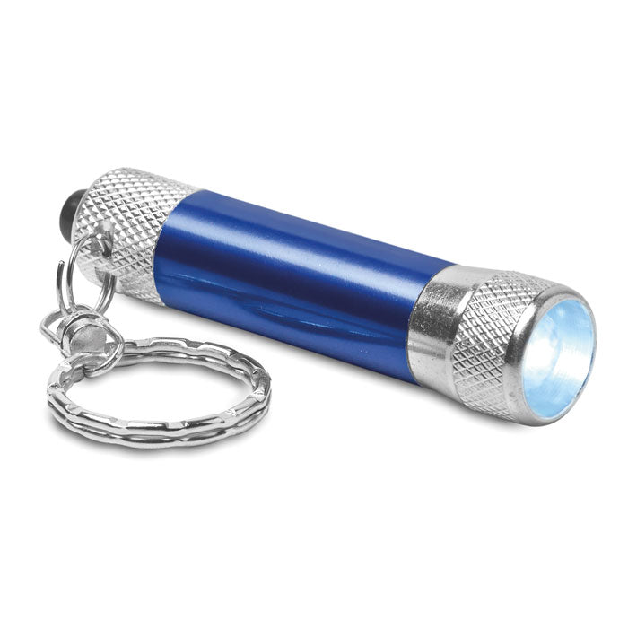 Aluminium ficklampa i nyckelrin