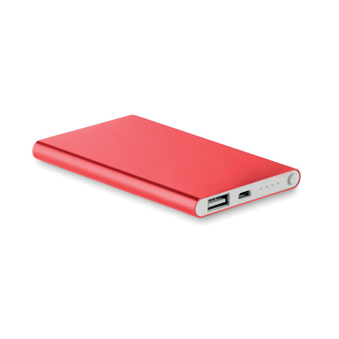 Aluminium powerbank 4000 mAh