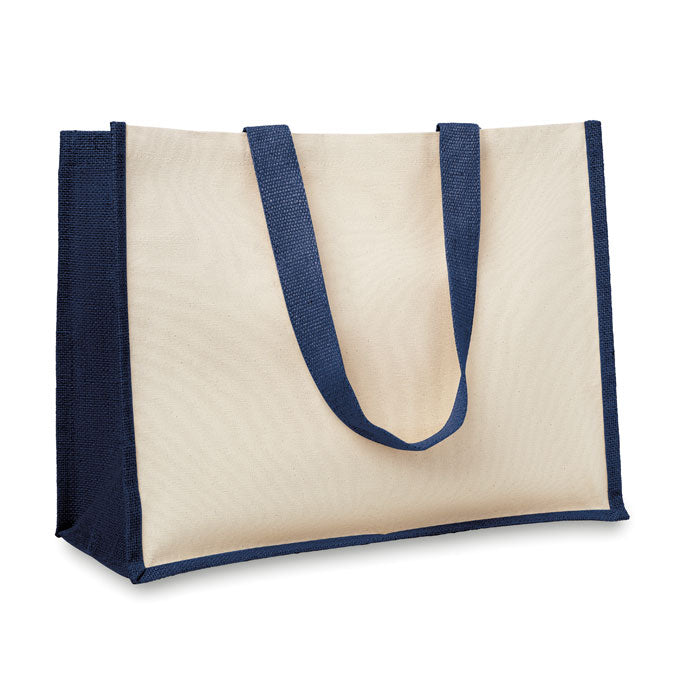 Shoppingkasse i jute/canvas