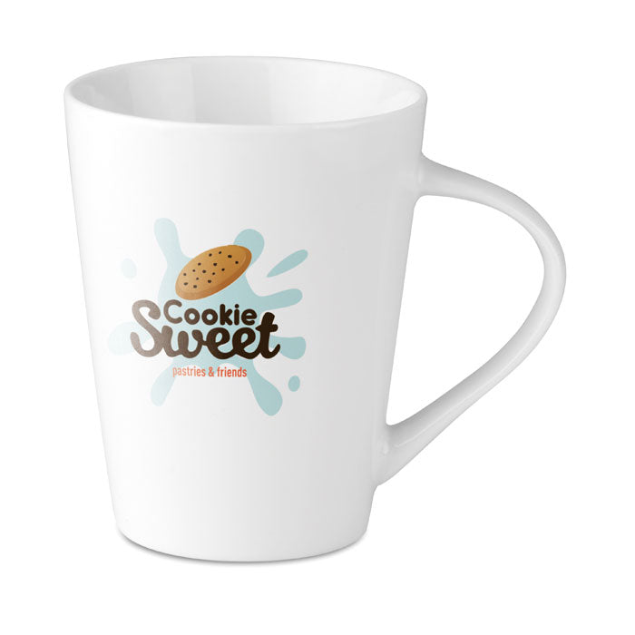 250 ml porslins konisk mugg