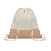 Twill/ bomullbag med en jutadet