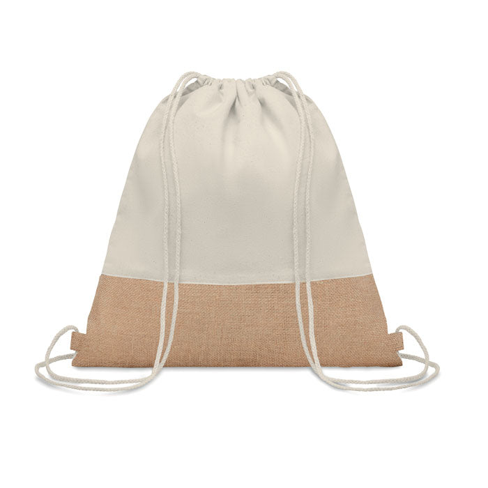 Twill/ bomullbag med en jutadet