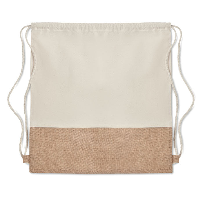 Twill/ bomullbag med en jutadet