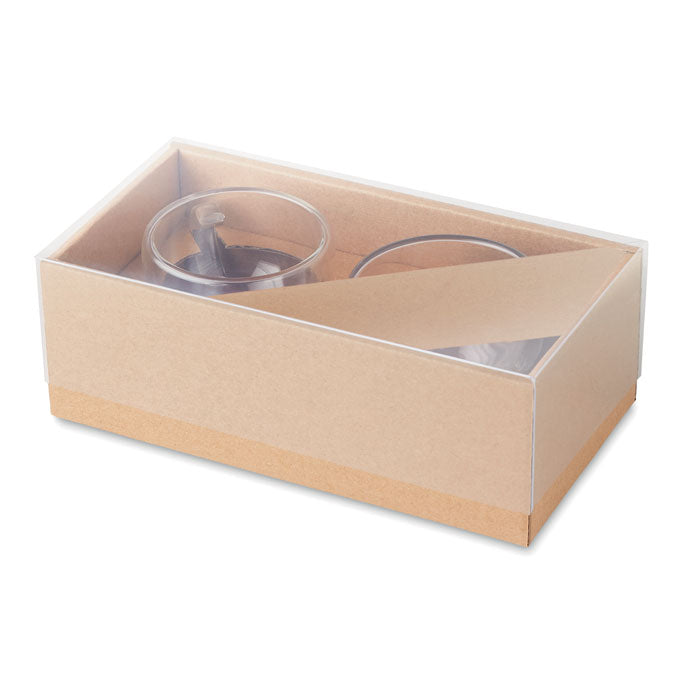 Espresso set i glas