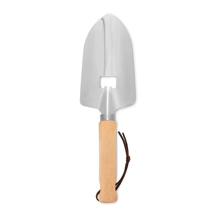 Trädgårdsspade flasköppnare