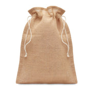 Presentpåse jute medium