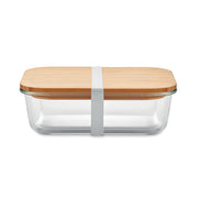 Lunchbox i glas/bambu