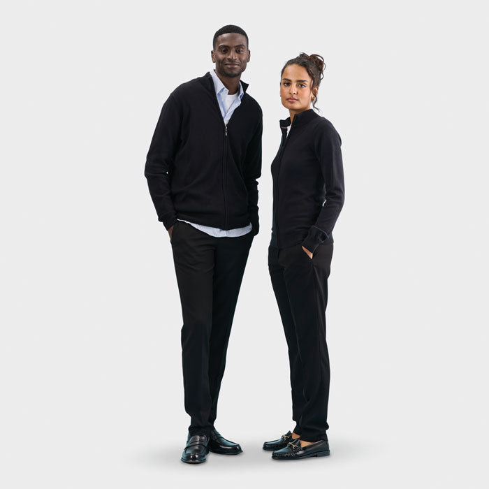 GORDON HERR ZIPPED CARDIGAN