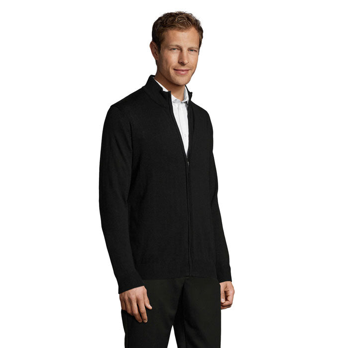 GORDON HERR ZIPPED CARDIGAN