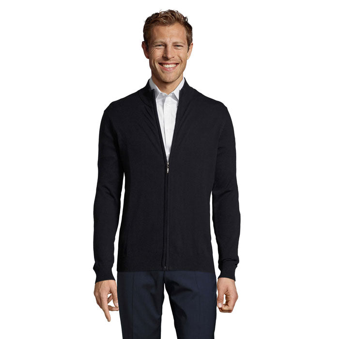 GORDON HERR ZIPPED CARDIGAN