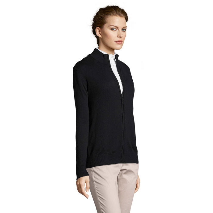 GORDON DAM ZIP CARDIGAN