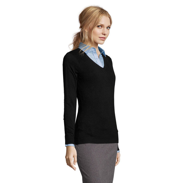 GLORY DAM V-NECK SWEATER