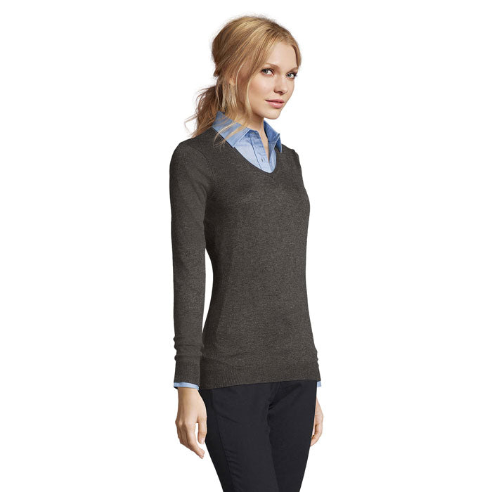 GLORY DAM V-NECK SWEATER