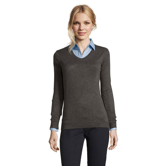 GLORY DAM V-NECK SWEATER