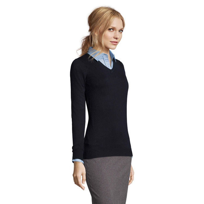 GLORY DAM V-NECK SWEATER