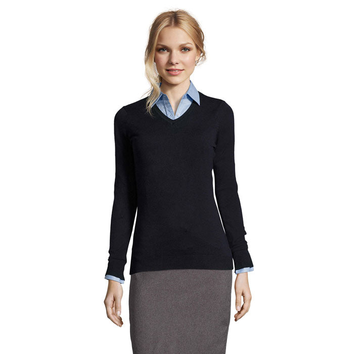 GLORY DAM V-NECK SWEATER
