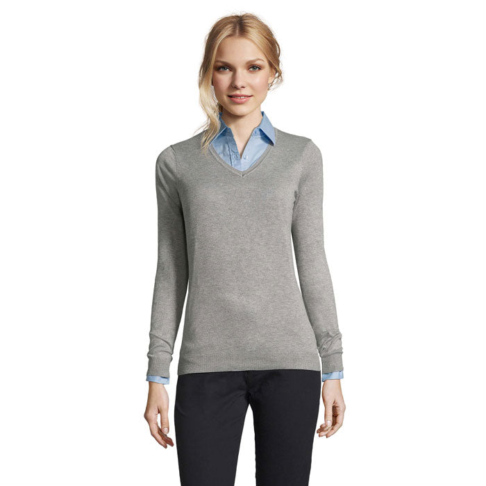 GLORY DAM V-NECK SWEATER