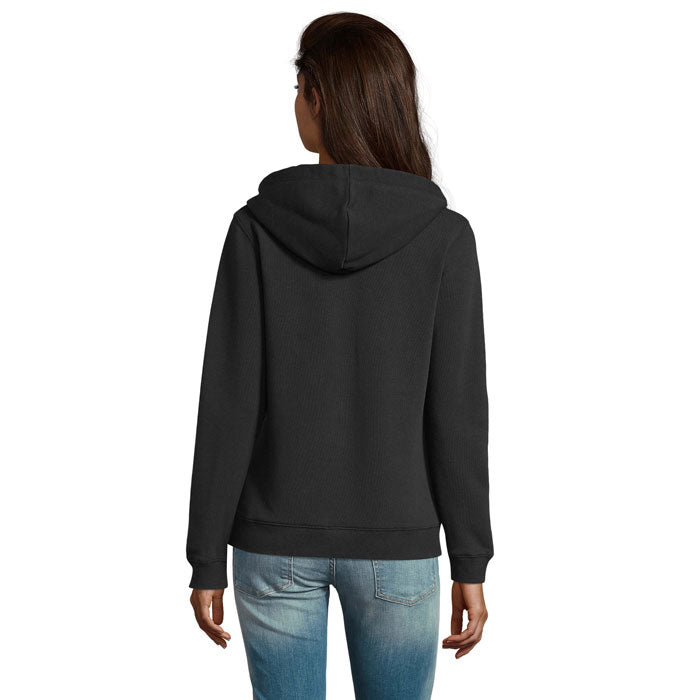SPIKE DAM ZIP HOOD SWEAT