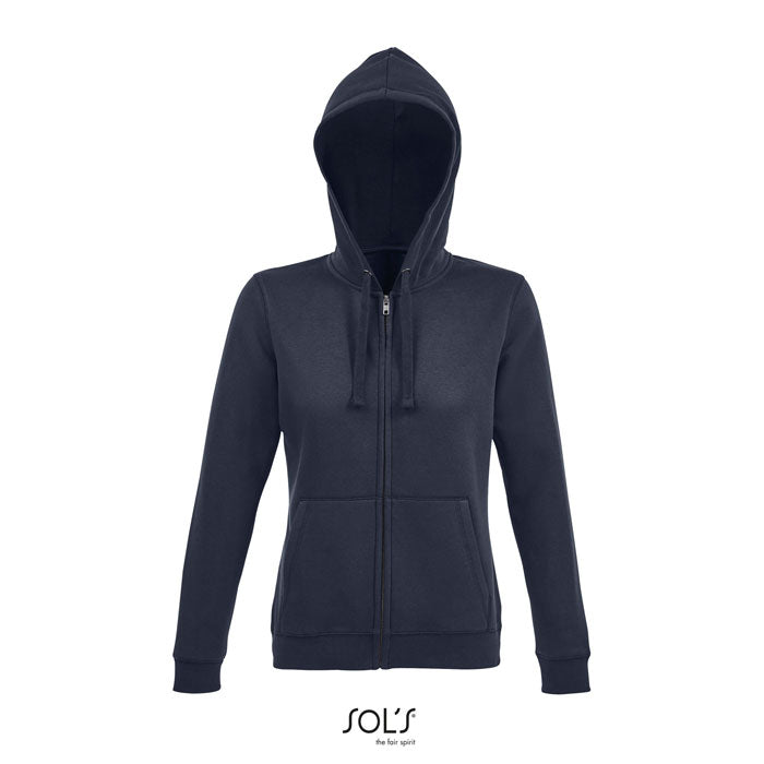 SPIKE DAM ZIP HOOD SWEAT