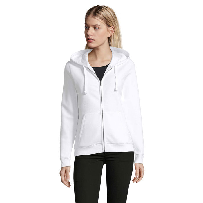 SPIKE DAM ZIP HOOD SWEAT