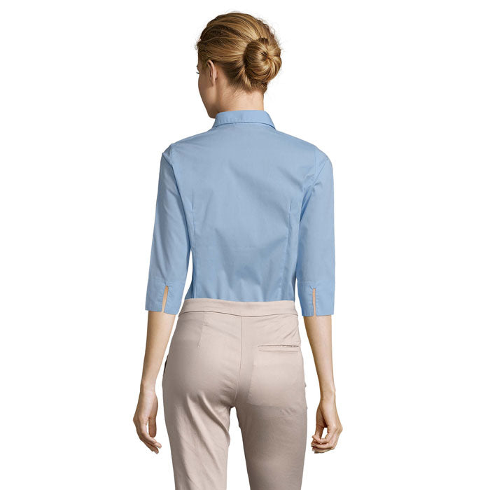 EFFECT STRETCH DAM SHIRT