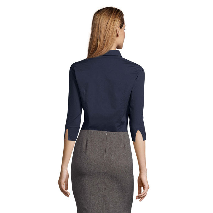 EFFECT STRETCH DAM SHIRT