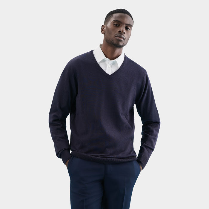 GALAXY HERR V-NECK SWEATER